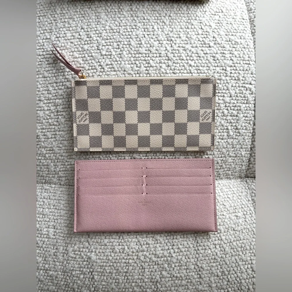 Louis Vuitton Pochette Felicie in Damier Azur Canvas, Great Condition! - Picture 10 of 14